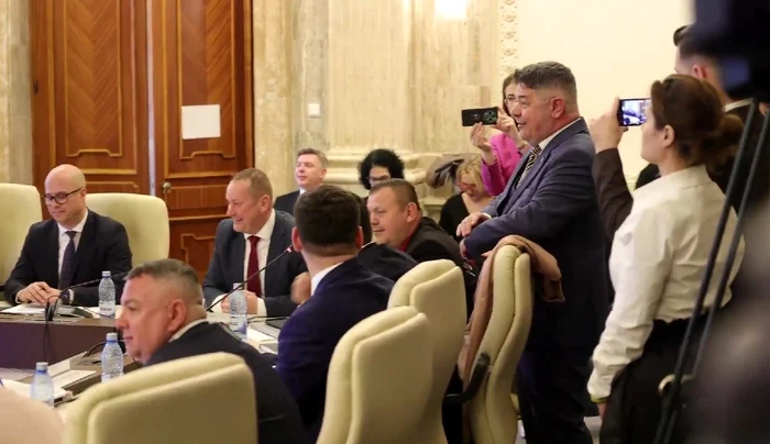 Ninel Peia a dat buzna la ședință FOTO: Captură video/ USR