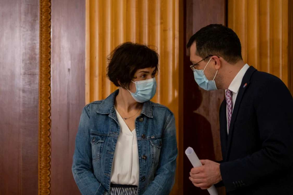 Monica Negovan a fost numită în funcţie în perioada în care Vlad Voiculescu era la şefia Ministerului Sănătăţii, iar Andreea Moldovan secretar de stat. FOTO Inquam Photos / Ilona Andrei