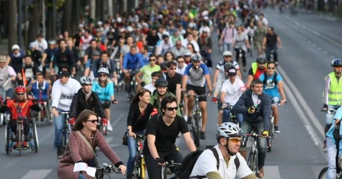 Bicicliştii lansează o nouă campanie FOTO Dorin Constanda