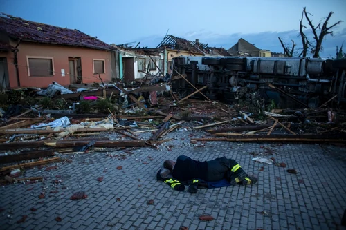 O tornadă a lovit Cehia. FOTO EPA-EFE