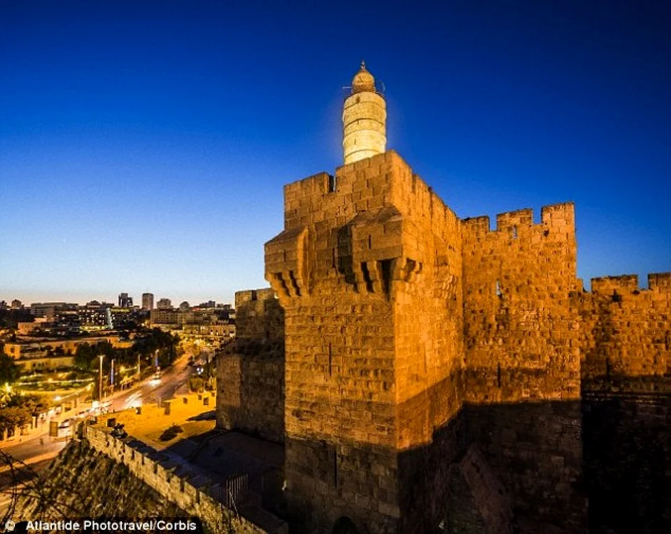 Ruinele palatului construit de Irod cel Mare. FOTO Daily Mail
