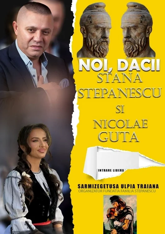 Afișul petrecerii în aer liber. Ion Stepanescu. Facebook