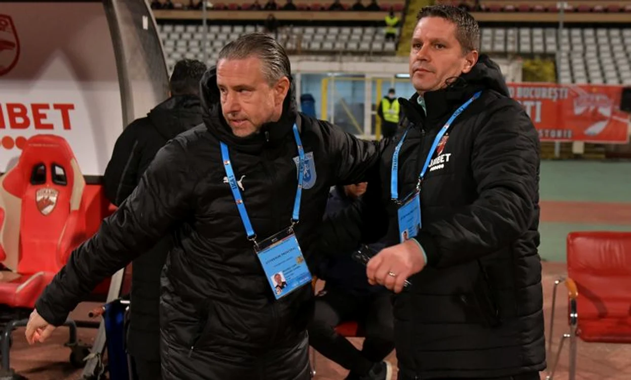 Flavius Stoican, alături de Laurențiu Reghecampf (FOTO: Sportpictures)