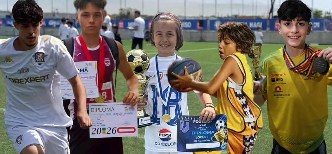 Băieții artiștilor Tavi Colen, Gabriel Lăutaru, Claudia Pătrășcanu, Horia Brenciu și Anna Lesko