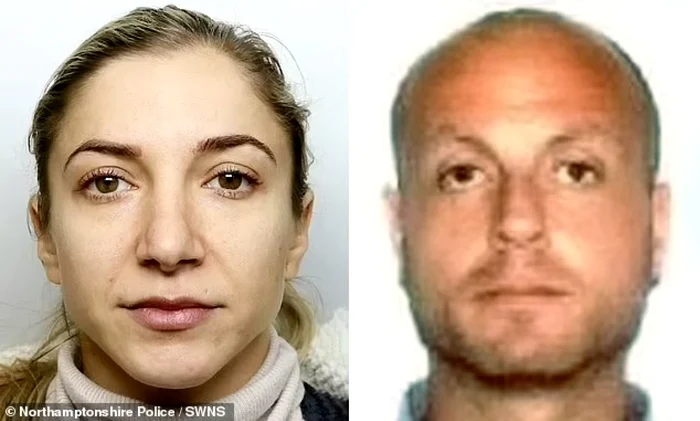 Cătălina Cojocaru şi soţul ei Jamie Dunn vor sta câţiva ani la închisoare FOTO: Poliţia Northampton