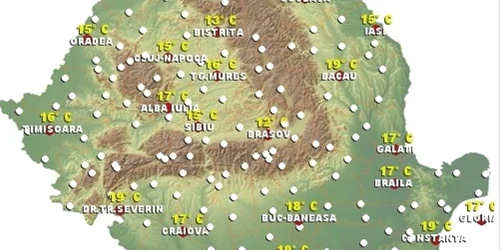 Temperaturi ceva mai mari decât cele normale pentru această perioadă Foto: ANM