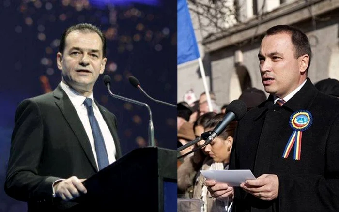 Ludovic Orban, preşdintele PNL şi Cristi Misăilă, primarul PSD al Focşaniului