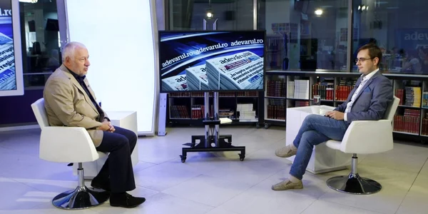 Cristian Gava si Iulian Fota  la Adevarul Live FOTO EE