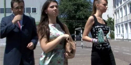 Marian Oprişan, fiica sa Mădălina şi Raluca Dumbravă