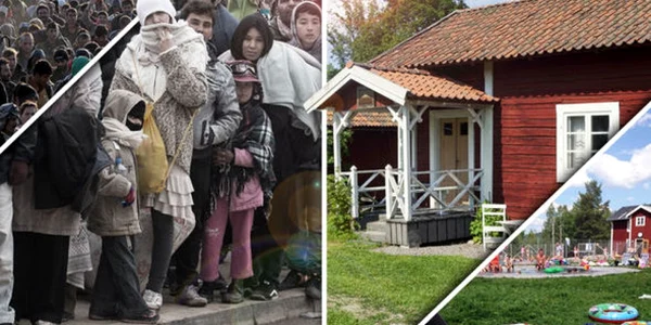 refugiati refuza case de lux in suedia foto getty images