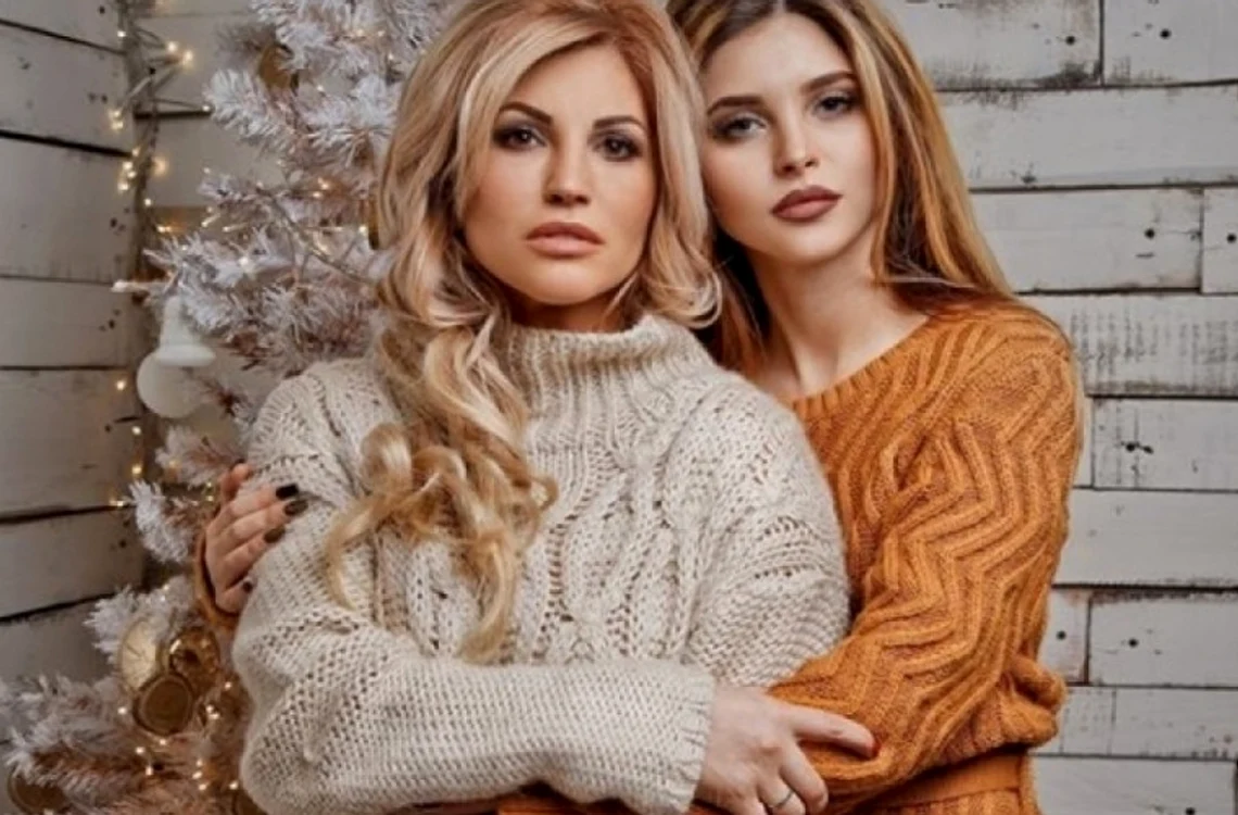 Victoria Lungu și fiica ei, Valeria