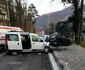 Accident rutier cu patru victime în Căciulata staţiunea Călimăneşti pe DN 7 lângă Vila Cantacuzino - Vâlcea pe Valea Oltului Foto ISU Vâlcea