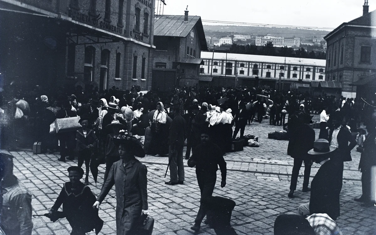 În portul din Rijeka. Sursa: Fortepan.hu