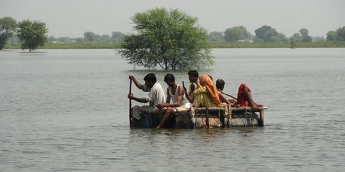 inundaţii în Pakistan Foto: Twitter/ SOS Satele Copiilor