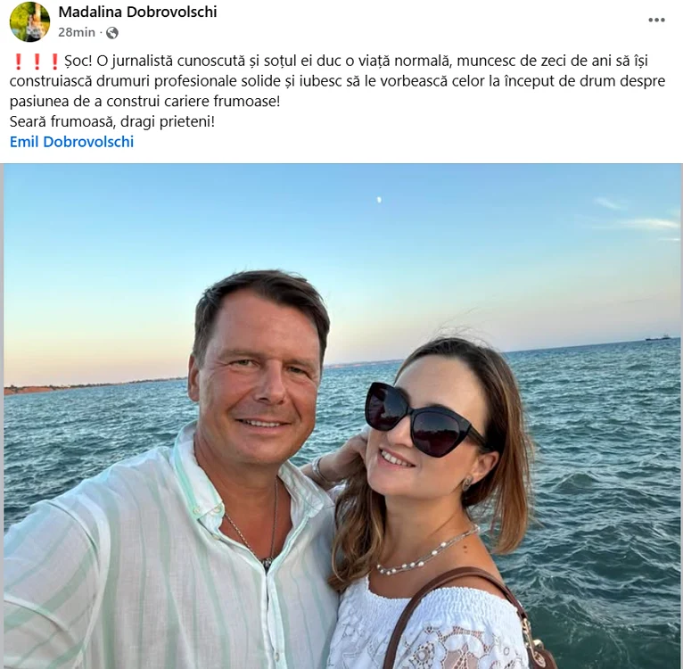 Jurnalista a reacționat imediat după reacțiile apărute în spațiul public / Sursa foto: Facebook