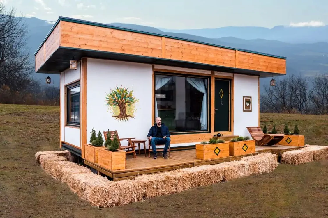 Casa construită de George / foto: lovedeco