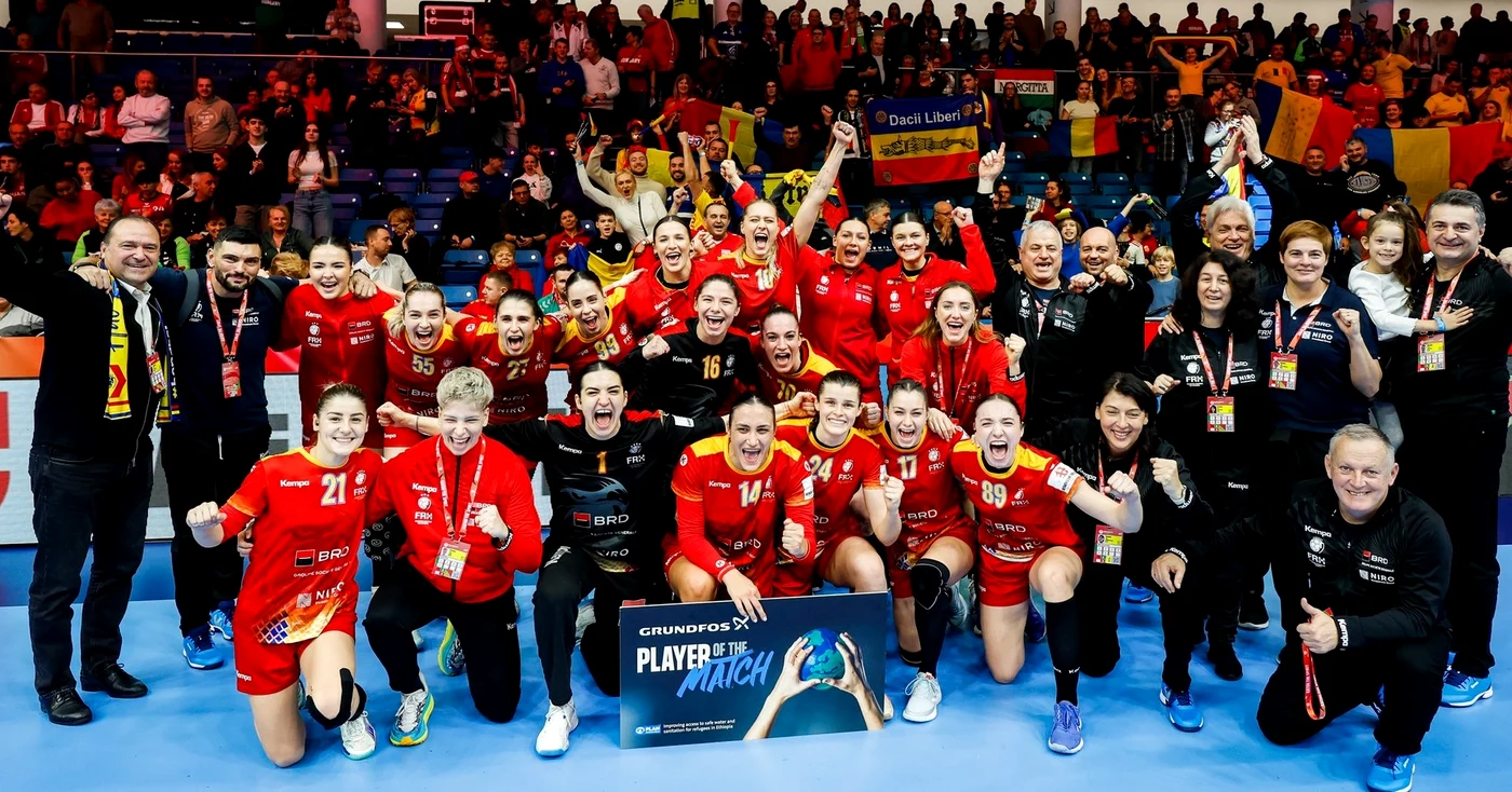 România, evoluție frumoasă la Europeanul de handbal. Foto Facebook
