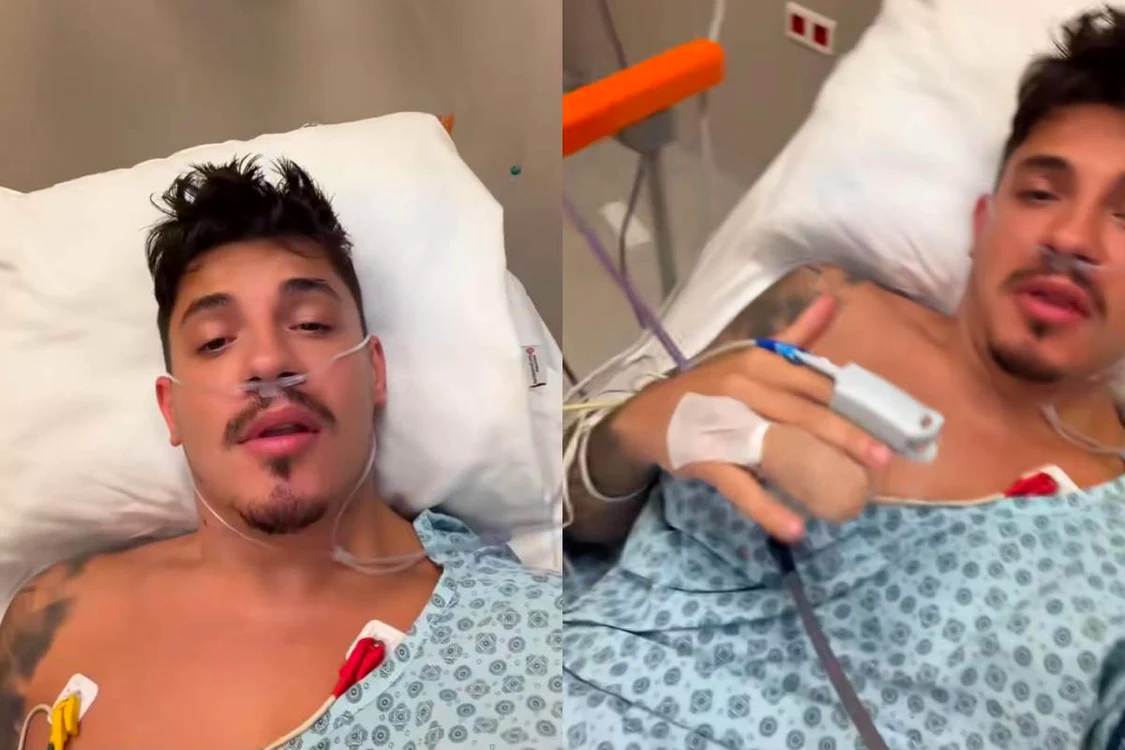 Bogdan de la Ploiești, pe patul de spital. Foto: social media
