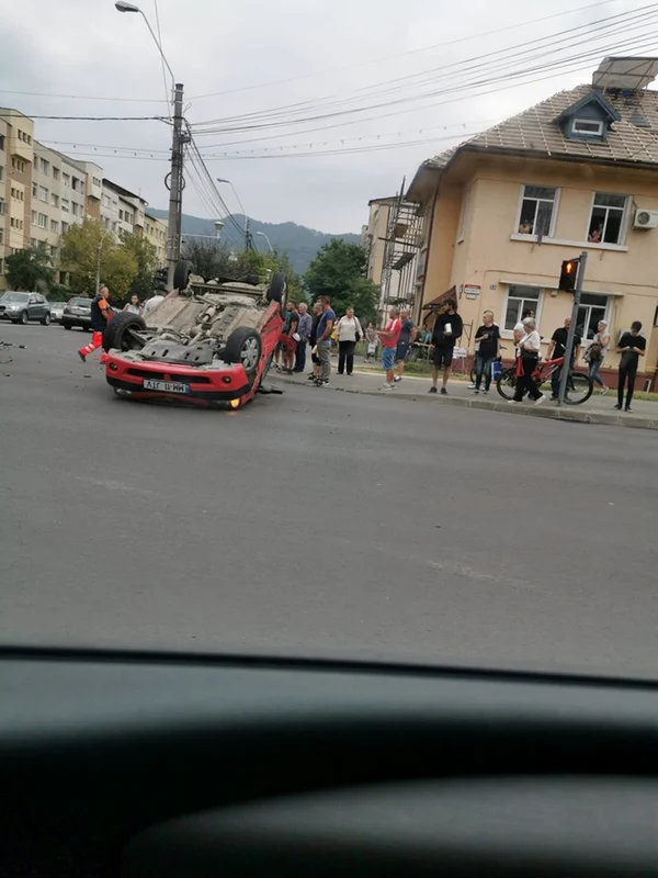 accident baia mare. foto arhiva personala