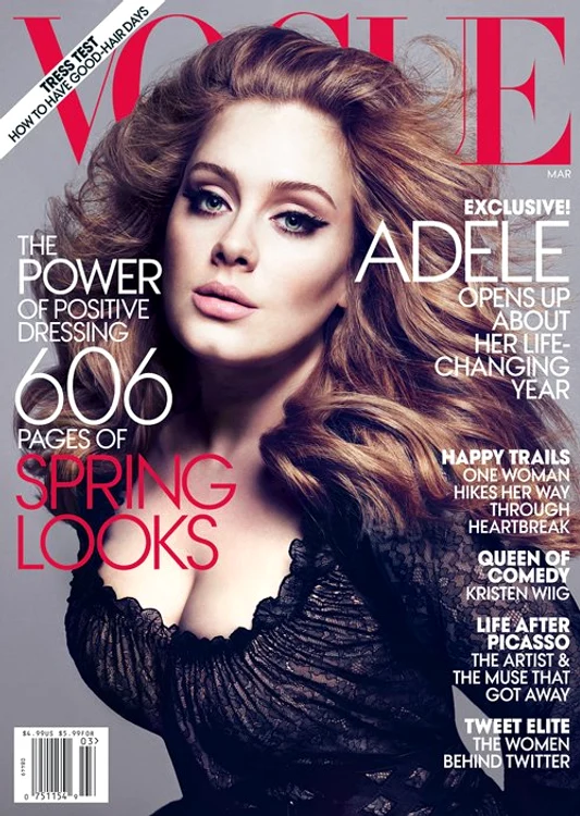 Adele, pe coperta revistei „Vogue“