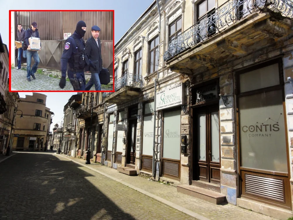 Anchetatorii au făcut percheziţii la trei firme care ar fi controlate de Darius Vâlcov  (FOTO: Mugurel Manea)