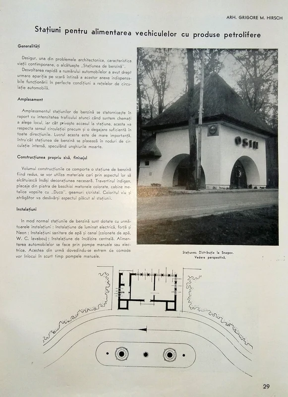 Arhitectura benzinăriilor interbelice (© cristoiublog.ro)