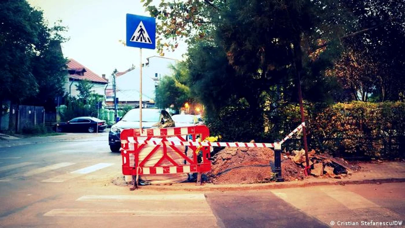 Un şantier părăsit la Bucureşti