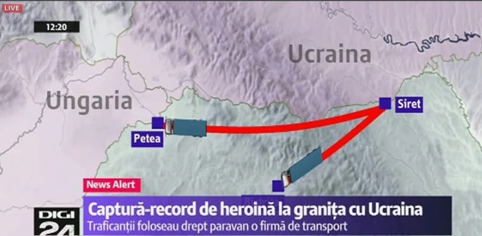 Cele două tiruri doreau să părăsească România prin puncte de trecere a frontierei diferite