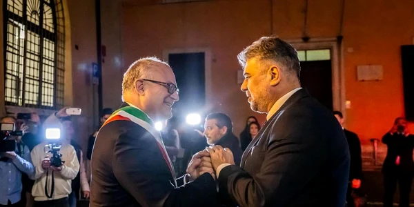 Marcel Ciolacu si Roberto Gualtieri Foto Instagram jpg