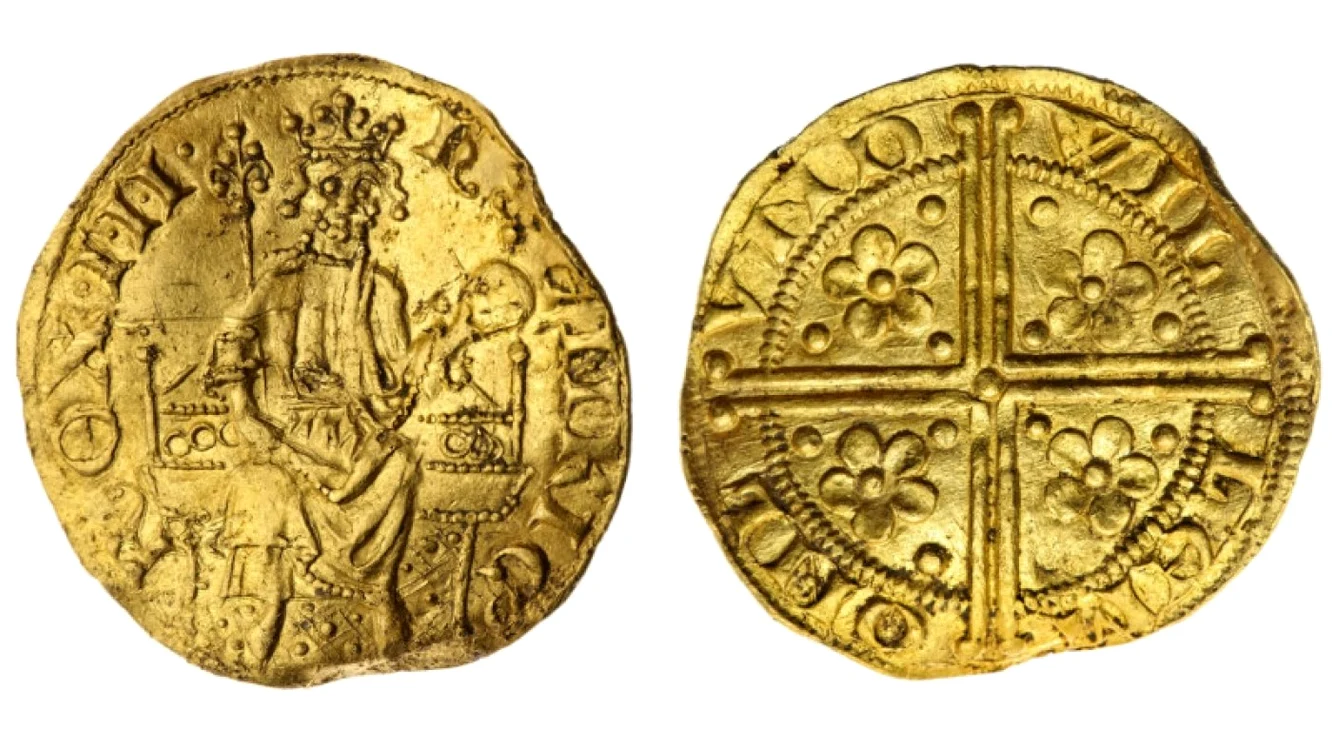Moneda din aur Henric al III-lea FOTO: Spink & Son