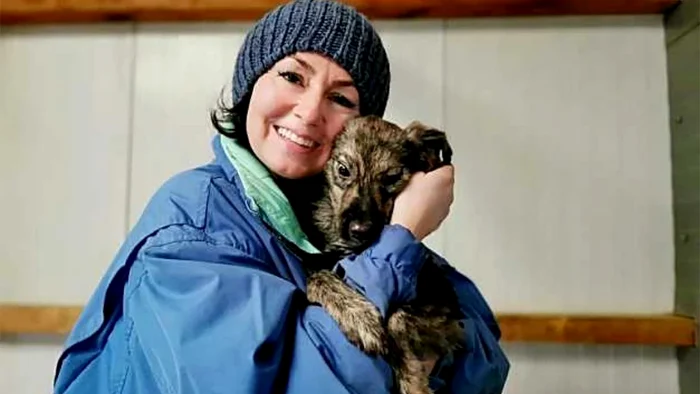 Corina Grigore, îngerul necuvântătoarelor. Foto: Arhivă personală