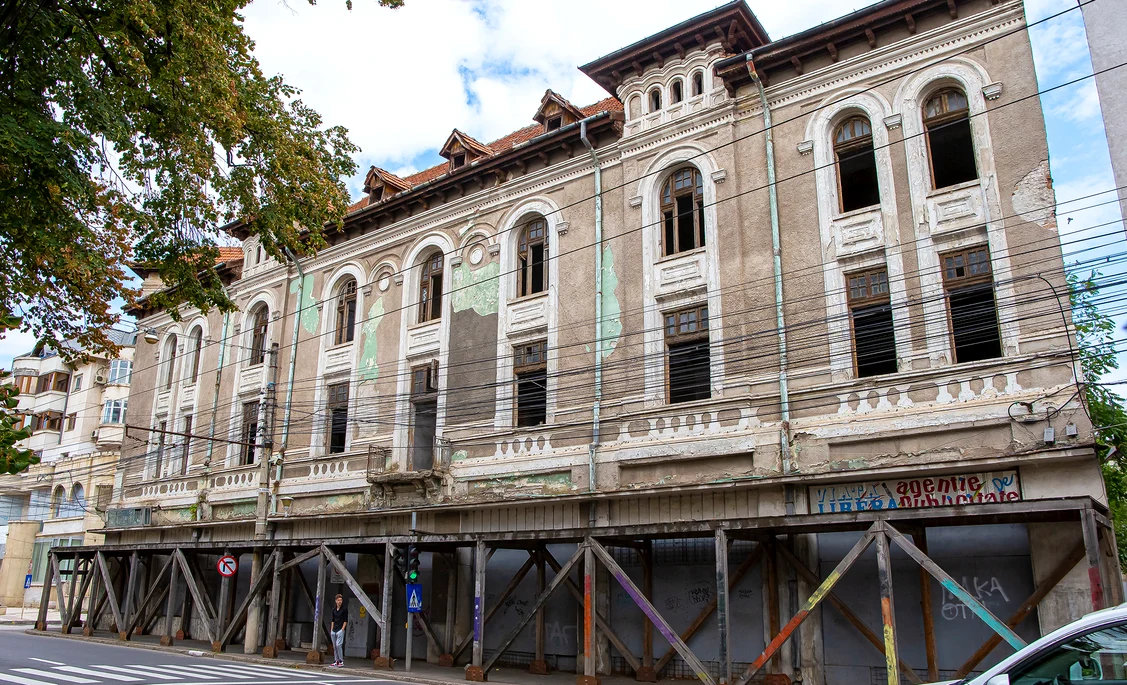 Palatul Simion Gheorghiu se află în centrul orașului Galați FOTO: Primăria Galați 