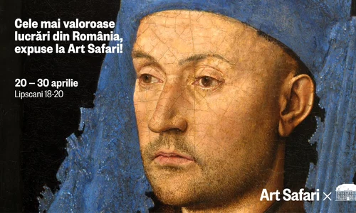 Pictura „Omul cu tichie albastră” de Jan van Eyck, expusă în premieră în București