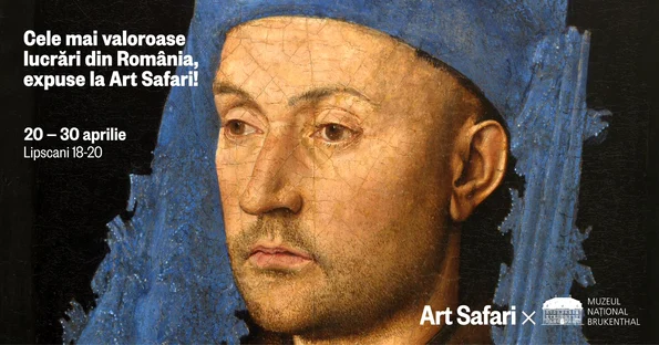 Pictura „Omul cu tichie albastră” de Jan van Eyck, expusă în premieră în București