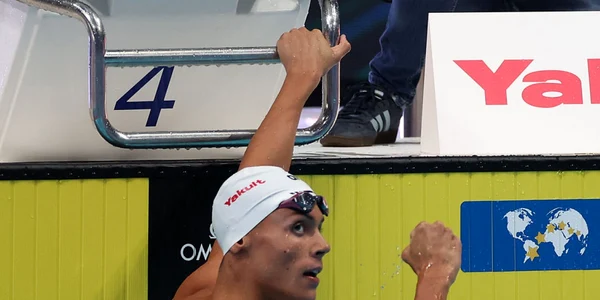 David Popovici locul 1 la Campionatele Mondiale de Natatie de la Budapesta în proba de 200 m liber 20 iunie 2022 campion mondial inot FOTO Getty Images