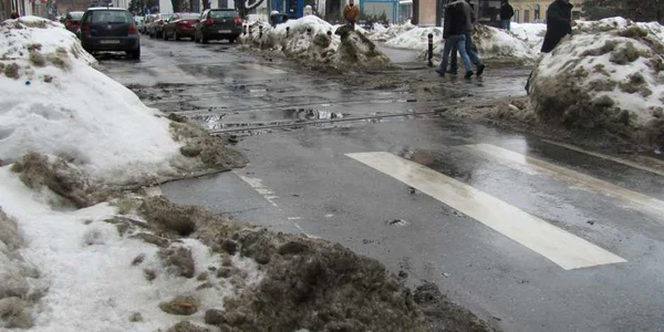 Fața urâtă a iernii din Timișoara