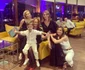 Andreea Vasile, Dorina Lazpr, Marina Constantinescu și Elvira Deatcu, la nunta lui Vlad Zamfirescu cu Diana Roman
