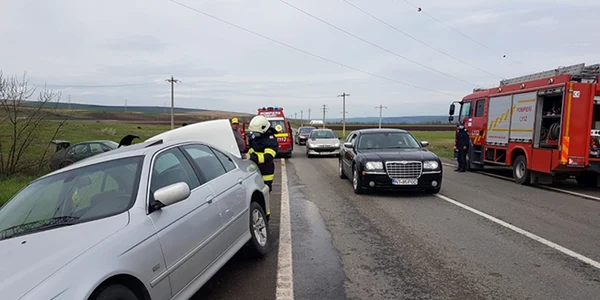 Imagine de la accidentul din Vaslui FOTO vremeanoua.ro