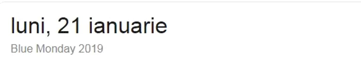 Blue Monday este marcată și de Google