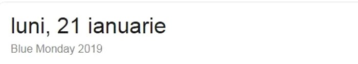 Blue Monday este marcată și de Google