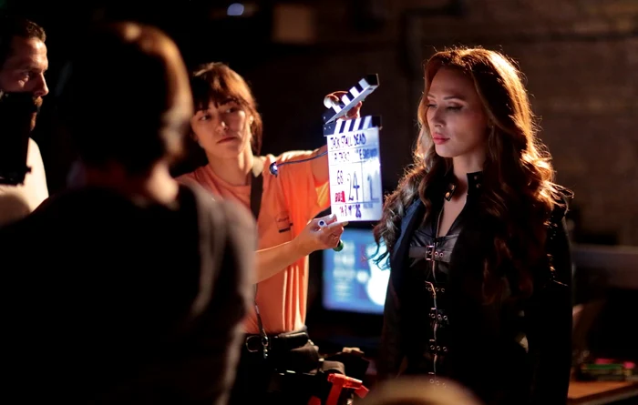 
    Iulia Vântur a fost distribuită într-un serial de care se ocupă o echipă de la HollywoodFoto: arhivă personală  