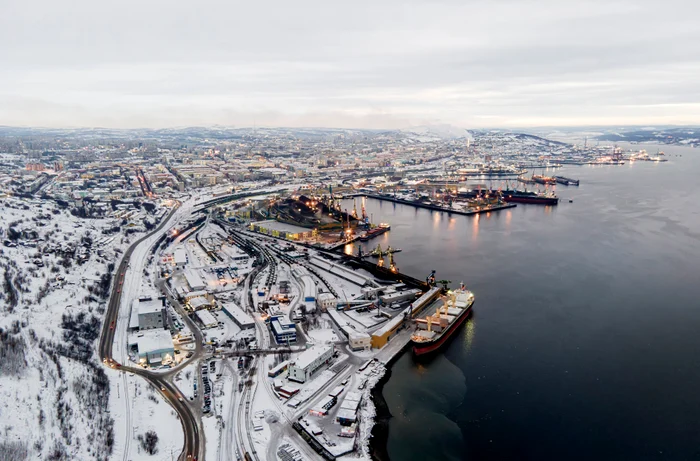 Portul Murmansk, al doilea port ca mărime din nord-vestul Rusiei FOTO Shutterstock