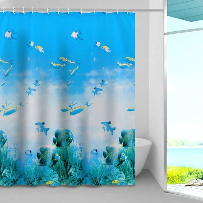 Perdeaua de duș se murdărește imediat / foto: Dedeman.ro