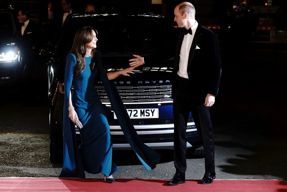 Prințul William și Prințesa Kate, într-un moment maximă conexiune emoțională. FOTO: Getty Images
