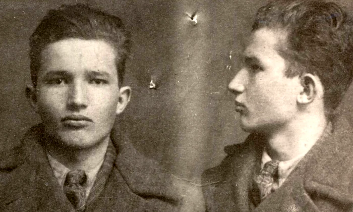 Nicolae Ceauşescu arestat de poliţia din Târgovişte, în 1936 (© „Fototeca online a comunismului românesc”, cota: 2/1936)