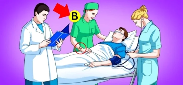 Cadrul medical notat cu litera B este hoțul / foto: jagranjosh.com