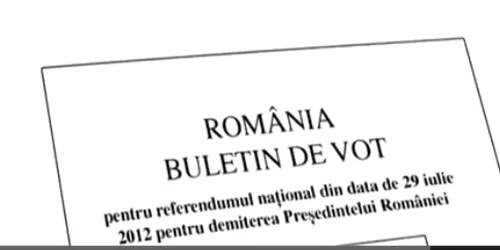 Referendumul are loc duminică, 29 iulie