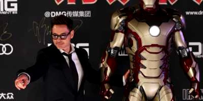 Robert Downey Jr a jucat rolul Omului de oţel, în franciza cu acelaşi nume FOTO Reuters