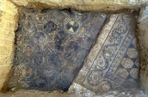 2 ancient roman mosaic designs jpg jpeg