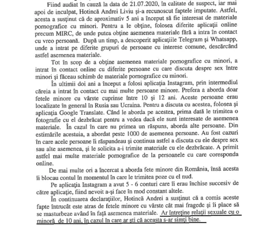declaratir diicot
